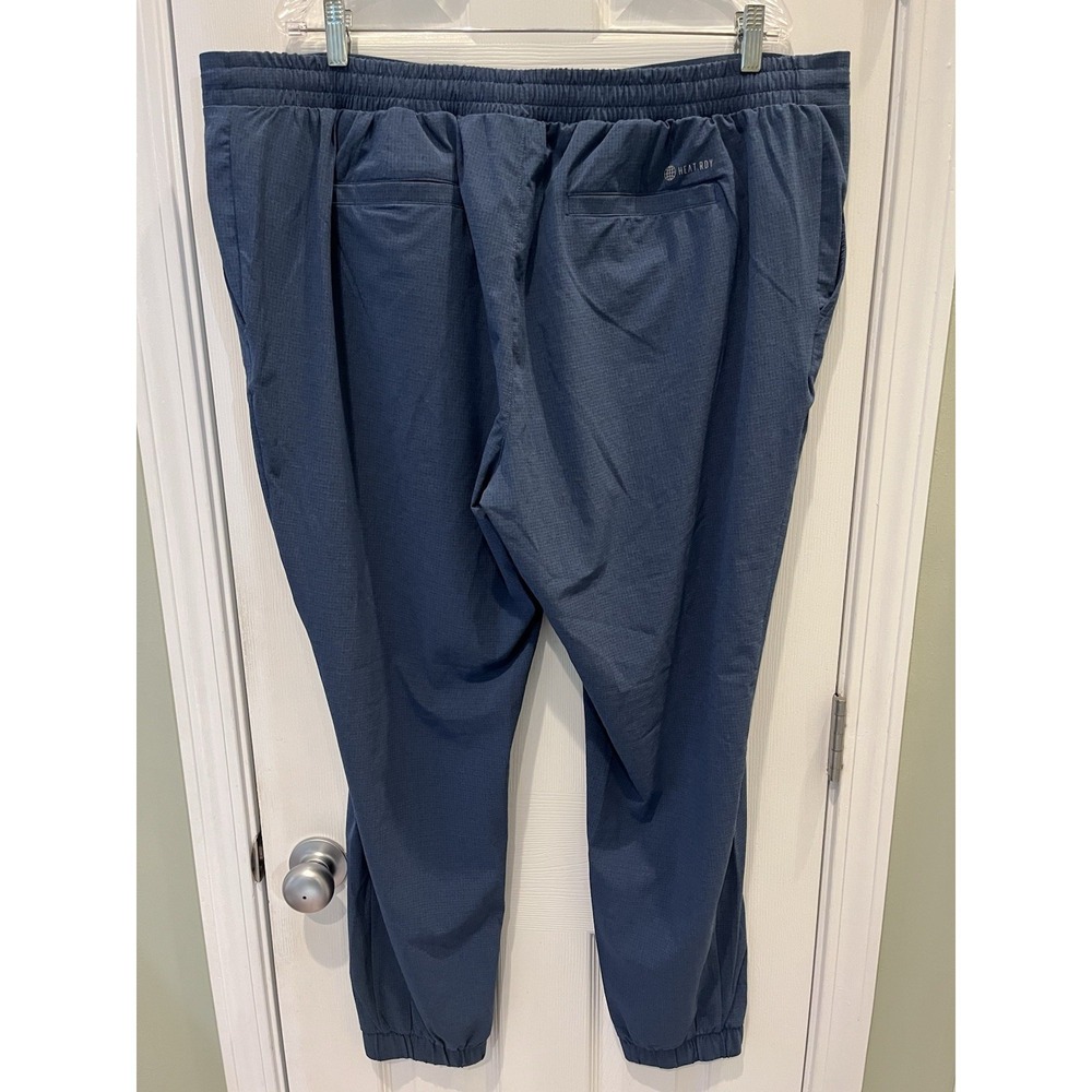 NWT ADIDAS Men's Weekend Golf Pants Sz 2XL Blue Jogger HEAT.RDY HG3670 NEW - Picture 2 of 9